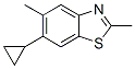 Benzothiazole, 6-cyclopropyl-2,5-dimethyl- (9CI) 结构式