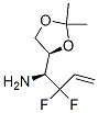 1,3-Dioxolane-4-methanamine,alpha-(1,1-difluoro-2-propenyl)-2,2-dimethyl-,(alphaS,4S)-(9CI) 结构式