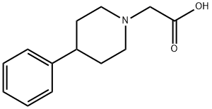 2-(4-苯基哌啶-1-基)乙酸 结构式