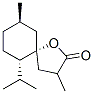 1-Oxaspiro[4.5]decan-2-one,3,9-dimethyl-6-(1-methylethyl)-,(5R,6S,9R)-(9CI) 结构式