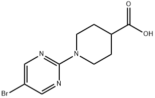 1-(5-Bromopyrimidin-2-yl)piperidine-4-carboxylic acid