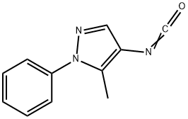 4-异氰基-5-甲基-1-苯基-吡唑 结构式