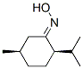 Cyclohexanone, 5-methyl-2-(1-methylethyl)-, oxime, (2R,5R)- (9CI) 结构式