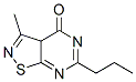 Isothiazolo[5,4-d]pyrimidin-4(3aH)-one, 3-methyl-6-propyl- (9CI) 结构式