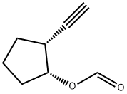 Cyclopentanol, 2-ethynyl-, formate, cis- (9CI) 结构式