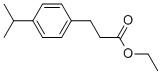 3-(4-ISOPROPYL-PHENYL)-PROPIONIC ACID ETHYL ESTER 结构式