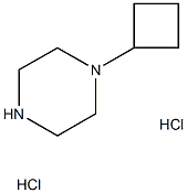 1-环丁基哌嗪双盐酸盐 结构式