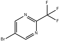 5-溴-2-三氟甲基嘧啶 结构式