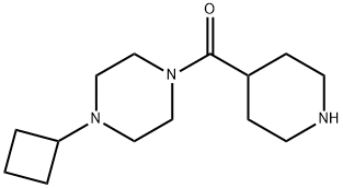 (4-Cyclobutylpiperazin-1-yl)(piperidin-4-yl)methanone