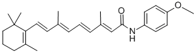 N-4-METHOXYPHENYLRETINAMIDE 结构式