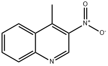 4-甲基-3-硝基喹啉 结构式