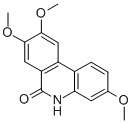 6(5H)-PHENANTHRIDINONE, 3,8,9-TRIMETHOXY- 结构式