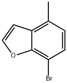7-溴-4-甲基-苯并呋喃 结构式
