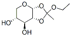 alpha-D-Xylopyranose, 1,2-O-(1-ethoxyethylidene)- (9CI) 结构式