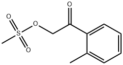 Ethanone, 1-(2-methylphenyl)-2-[(methylsulfonyl)oxy]- (9CI) 结构式