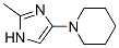 Piperidine,  1-(2-methyl-1H-imidazol-4-yl)-  (9CI) 结构式
