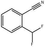 2-二氟甲基苯腈 结构式