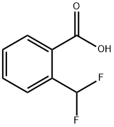 2-二氟甲基苯甲酸 结构式