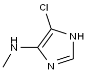 1H-Imidazol-4-amine,  5-chloro-N-methyl- 结构式