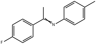 Benzenamine, N-[1-(4-fluorophenyl)ethylidene]-4-methyl- (9CI) 结构式