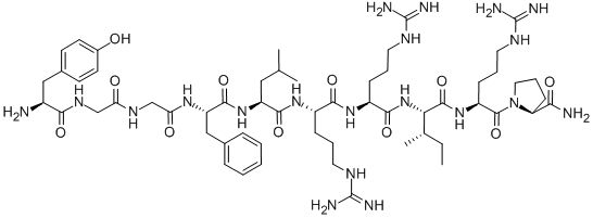 DYNORPHIN A (1-10) AMIDE 结构式