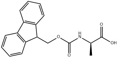 FMOC-D-丙氨酸 结构式