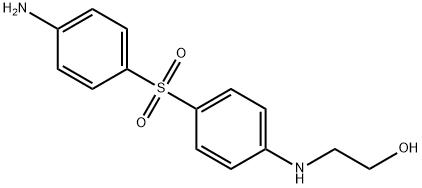 2-(4-SULFANILYLANILINO)ETHANOL 结构式