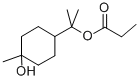 α,α,4-三甲基-3-环己烯-1-甲醇丙酸盐 结构式