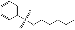 Benzenesulfonic acid, pentyl ester 结构式