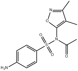 磺胺乙酰异噁 结构式