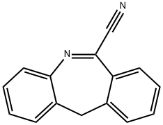 6-氰基-11H-二苯并氮杂卓 结构式
