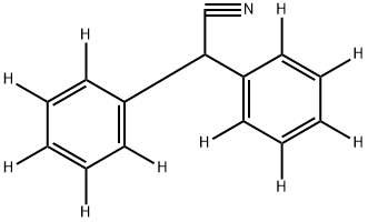 Diphenylacetonitrile 结构式