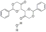 1,3:4,6-Di-O-benzylidene-D-threo-2,5-hexodiulose Hydrate 结构式