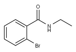 N-乙基-2-溴苯甲酰胺 结构式