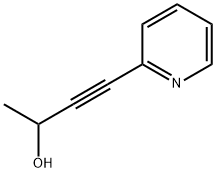 3-Butyn-2-ol, 4-(2-pyridinyl)- (9CI) 结构式