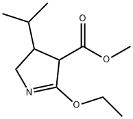 2H-Pyrrole-4-carboxylicacid,5-ethoxy-3,4-dihydro-3-(1-methylethyl)-,methylester(9CI) 结构式