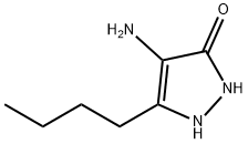Pyrazol-3-ol,  4-amino-5-butyl-  (8CI) 结构式