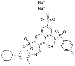 SUPRANOL BRILLIANT RED 3B 结构式