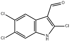 2,5,6-TRICHLORO-1H-INDOLE-3-CARBALDEHYDE 结构式