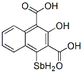 antimonyl-2-hydroxy-1,3-dicarboxynaphthalene 结构式