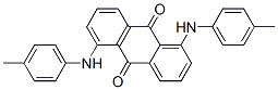 1,8-二[(4-甲基苯基)氨基]-蒽醌 结构式