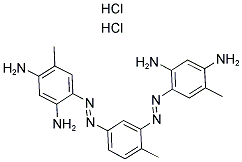4,4’-[1,3-亚苯基双偶氮]双-1,3-苯二胺 结构式