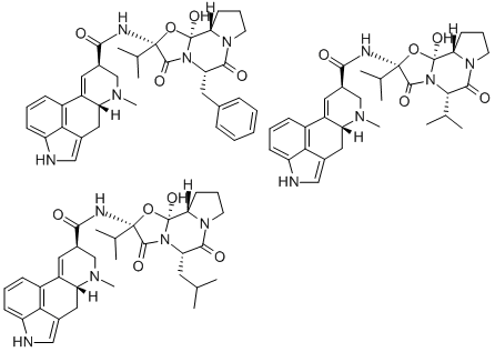 麦角毒碱 结构式