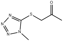 1-((1-Methyl-1H-tetrazol-5-yl)thio)-2-propanone 结构式