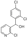 2-Chloro-alpha-(2,4-dichlorophenyl)-3-pyridinemethanol 结构式