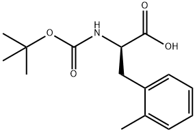 BOC-D-2-甲基苯丙氨酸 结构式