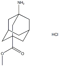 Methyl 3-aminoadamantane-1-carboxylate hydrochloride 结构式