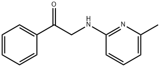 Acetophenone, 2-[(6-methyl-2-pyridyl)amino]- (8CI) 结构式