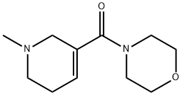 Morpholine, 4-(1,2,5,6-tetrahydro-1-methylnicotinoyl)- (8CI) 结构式