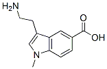 Indole-5-carboxylic acid, 3-(2-aminoethyl)-1-methyl- (8CI) 结构式